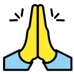 Palms Up Together SVG Icon